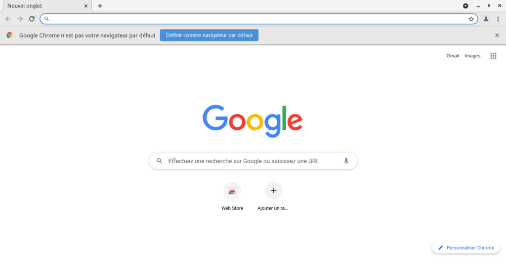 Démarrer Google Chrome sur CentOS